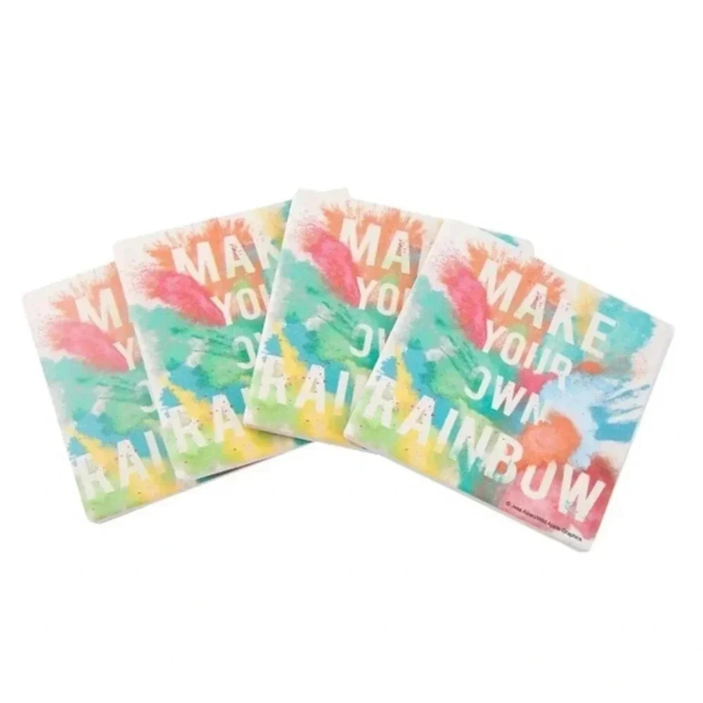 Thirstystone 4-pc. Make Your Own Rainbow Coaster‎ Set